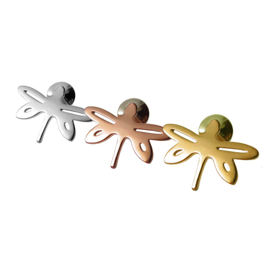 18K Gold Vermeil Dragonfly Pin - Michele Benjamin - Jewelry Design Fine Jewelry - Pins
