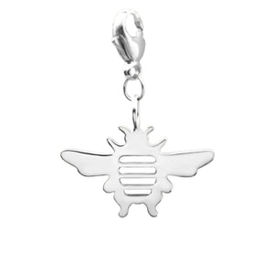 Sterling Silver Bee Charm - Michele Benjamin - Jewelry Design Fine Jewelry Charms - Sterling Silver