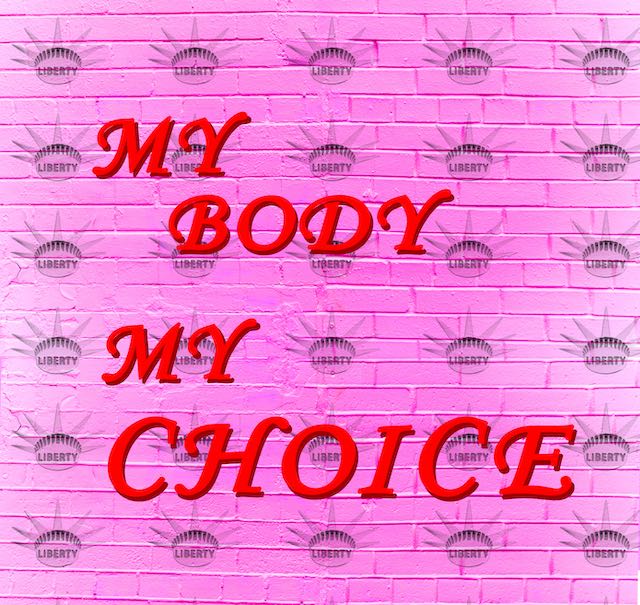 "My Body My Choice" Digital Photography Print 35 x 37 in. Unframed Wall Art