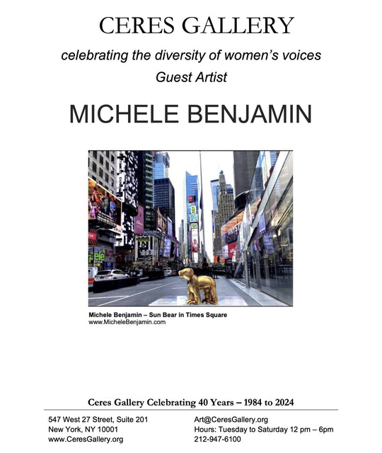 Michele Benjamin Featured in "The Diversity of Women's Voices" Art Exhibit, Ceres Gallery NYC