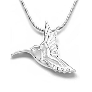 Sterling Silver Hummingbird Pendant Necklace - Michele Benjamin - Jewelry Design Fine Jewelry Necklaces - Sterling Silver