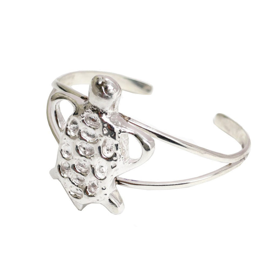 Sterling Silver Tortoise Cuff Bracelet - Michele Benjamin - Jewelry Design Fine Jewelry Bracelets - Sterling Silver