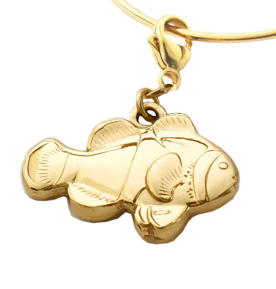 Michele Benjamin 18K Gold Plated Sterling Silver Clownfish Charm - Michele Benjamin - Jewelry Design Fine Jewelry Charms - Vermeil