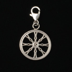 Sterling Silver Spirit Wheel Charm - Michele Benjamin - Jewelry Design