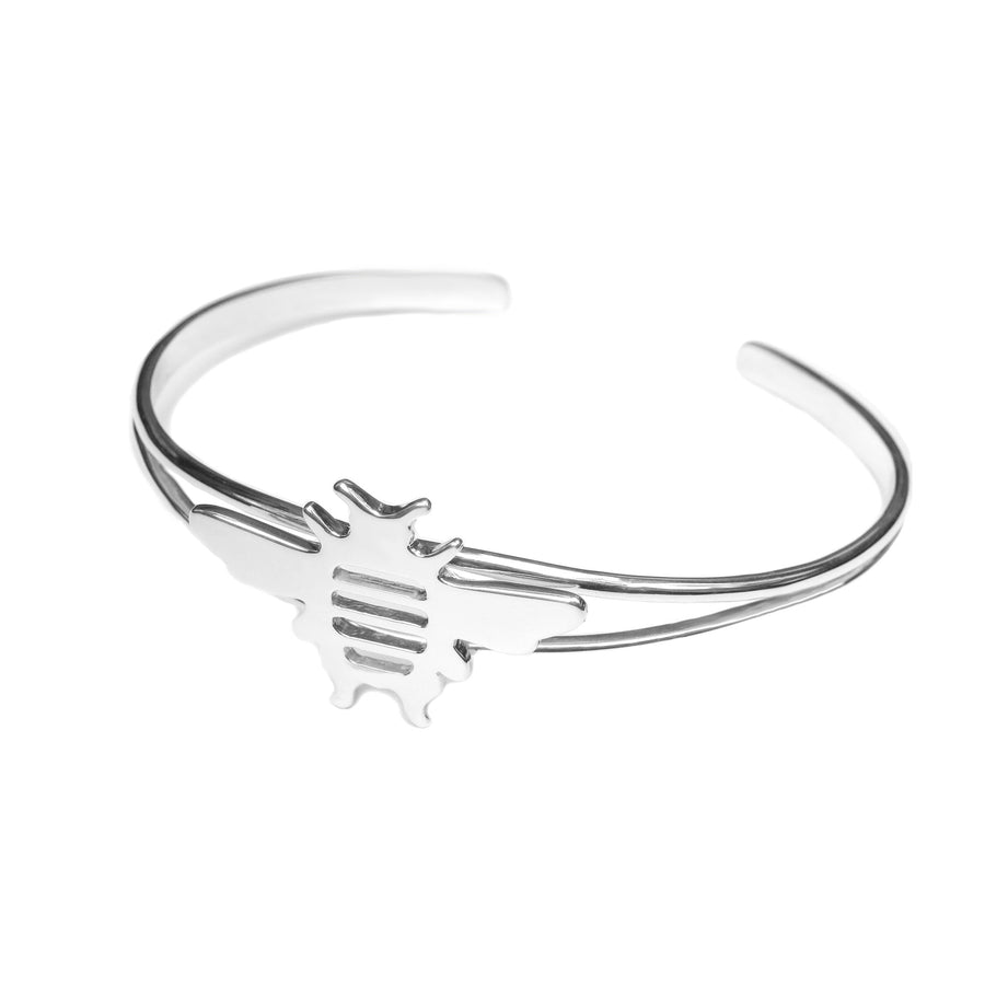 Sterling Silver Bee Cuff Bracelet - Michele Benjamin - Jewelry Design Fine Jewelry Bracelets - Sterling Silver