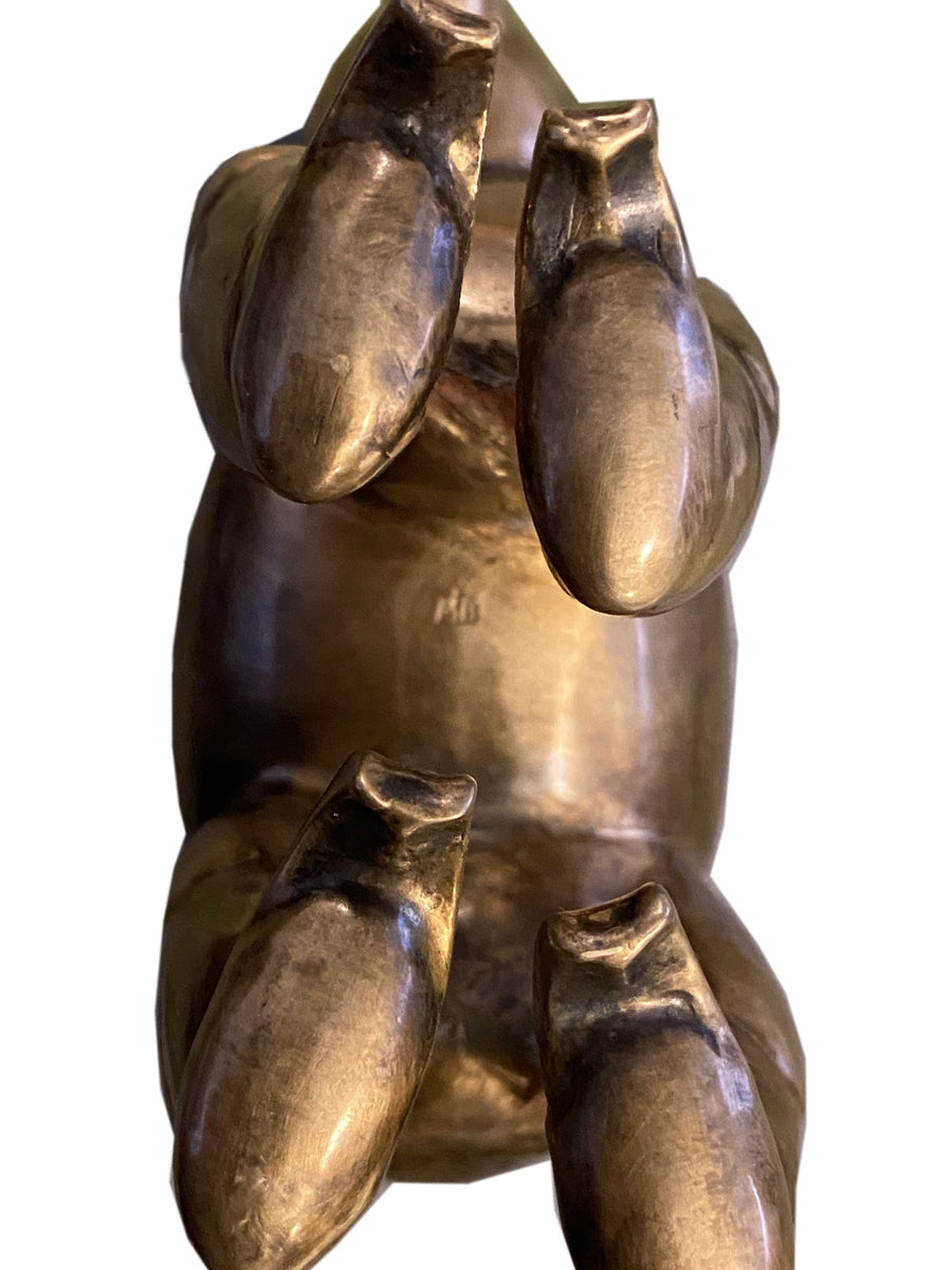 Sun Bear Solid Bronze Sculpture by Michele Benjamin - Michele Benjamin - Jewelry Design Sculpture-Bronze