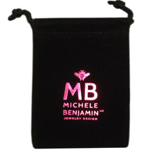 Michele Benjamin Packaging Velveteen Gift Pouch, included with every order, Ships worldwide. 