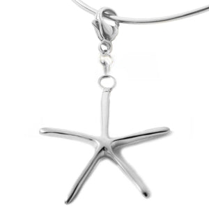 Sterling Silver Starfish Collectable Charm, Sold Individually - Michele Benjamin - Jewelry Design Fine Jewelry Charms - Sterling Silver