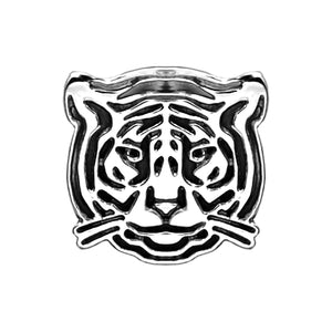 Sterling Silver Tiger Pin Brooch - Large,  Gender Neutral - Michele Benjamin - Jewelry Design