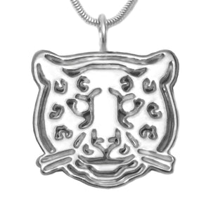 Michele Benjamin Sterling Silver Leopard Pendant Necklace - Michele Benjamin - Jewelry Design Fine Jewelry Necklaces - Sterling Silver