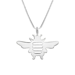 Michele Benjamin Sterling Silver Bee Pendant Necklace - Michele Benjamin - Jewelry Design Fine Jewelry Necklaces - Sterling Silver