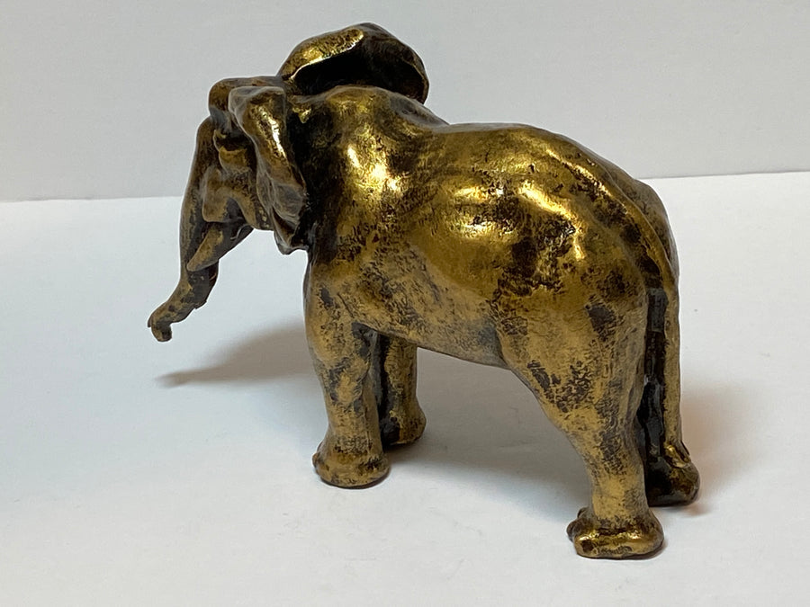 Elegant Elephant Solid Bronze Sculpture - Michele Benjamin - Jewelry Design